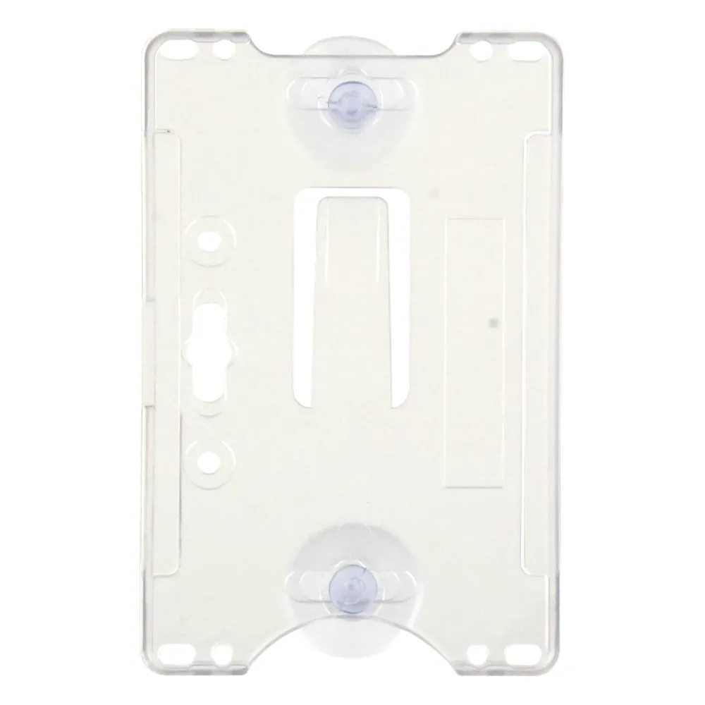 Porta tarjeta de plastico ABS / Transparente / Compatible con tarjetas ACCESSCARDEPC / PROCARDX o Formato CR80 – vista 2