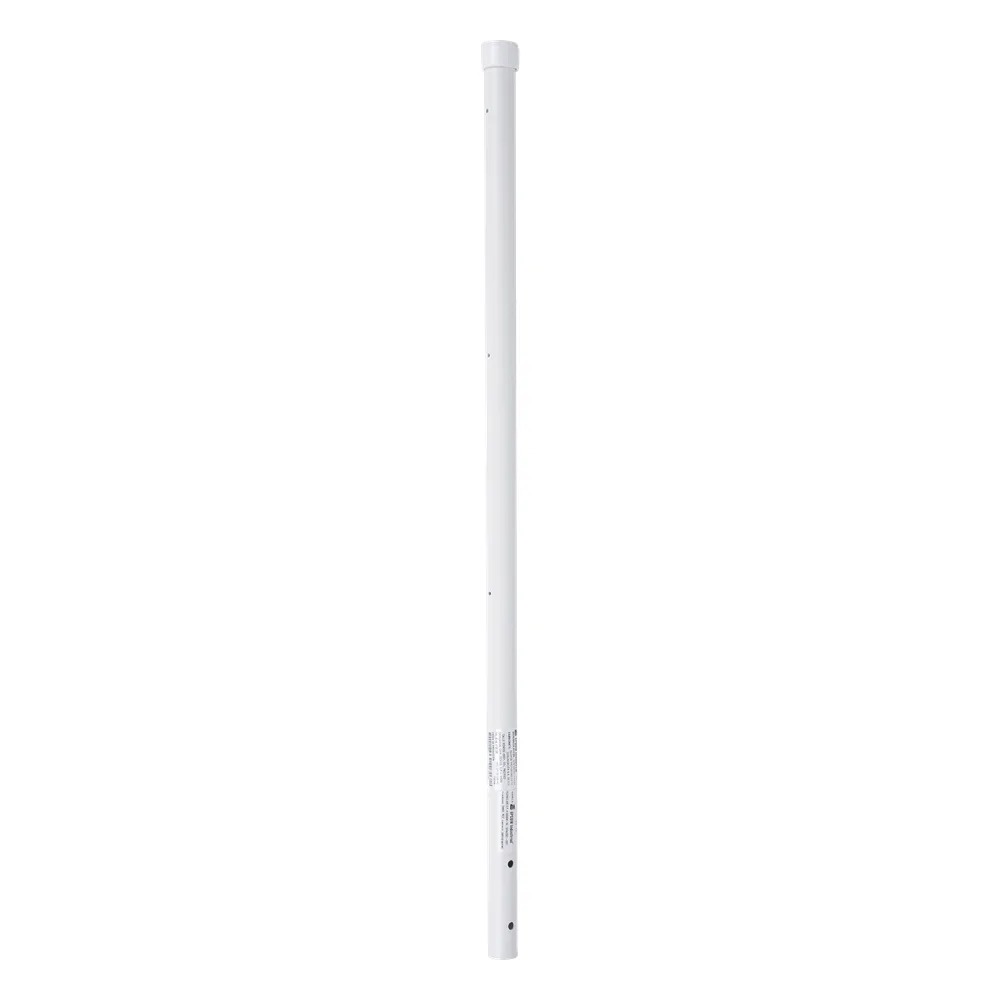 Poste de Esquina de 0.8m para Cerca Electrificada. Tubo Galvanizado cal. 18 de 1"Diam. con Tapón, ideal para 3 Aisladores.