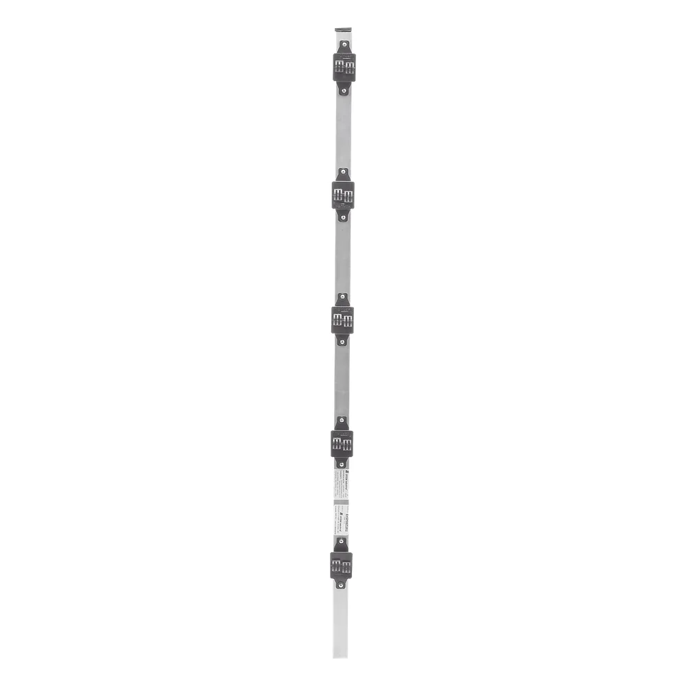 Poste de Paso de 1m para Cerca Electrificada de PTR Cuadrado de Aluminio de 1" de lado con 5 Aisladores Instalados. – vista 2