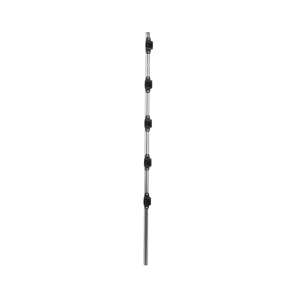 Poste de Paso / Tubo de Acero Galvanizado / Diámetro 1" / Longitud 120 cm / 5 Aisladores / Sin Pintar / Peso 0.9 KG