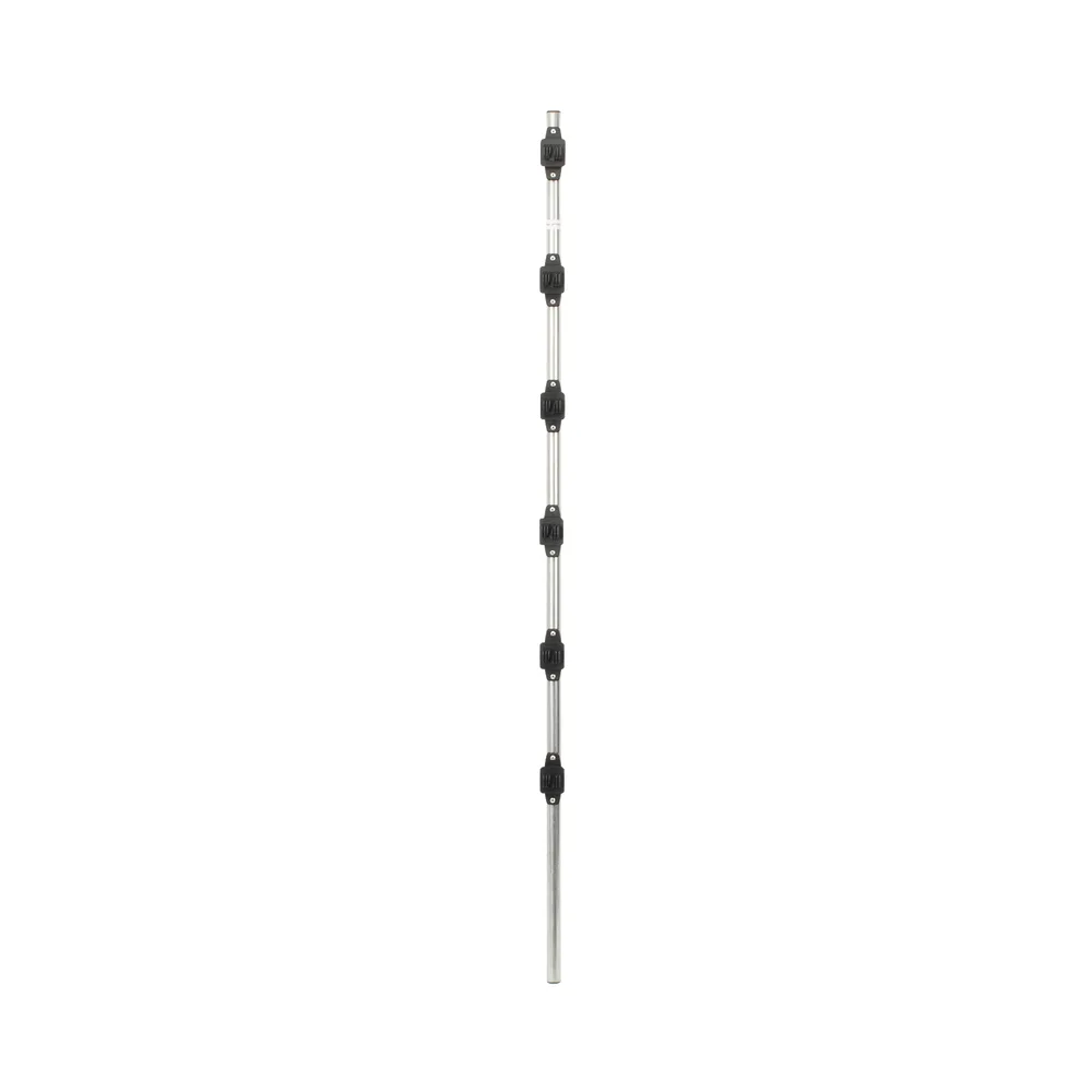 Poste de Paso / Tubo de Acero Galvanizado / Diámetro 1" / Longitud 140 cm / 6 Aisladores / Sin Pintura / 1 KG