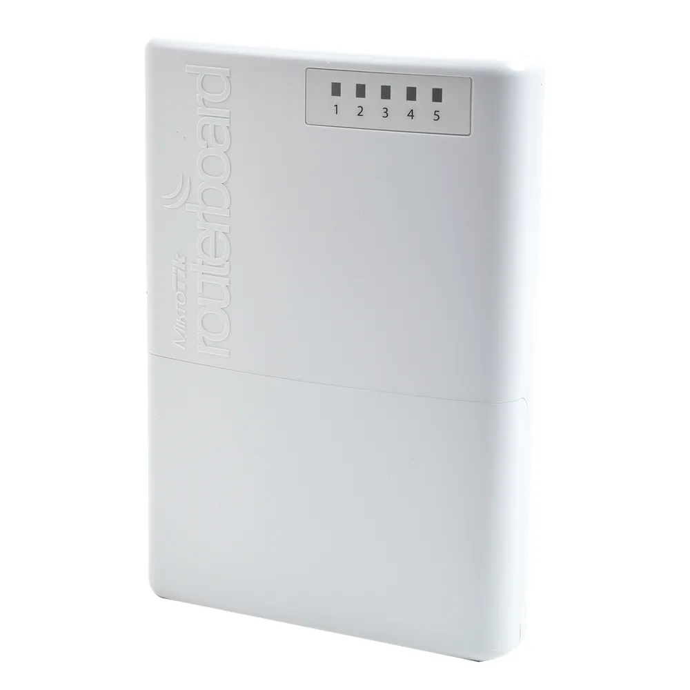 (PowerBox) RouterBoard, 5 Puertos Fast Ethernet con PoE Pasivo, para exterior
