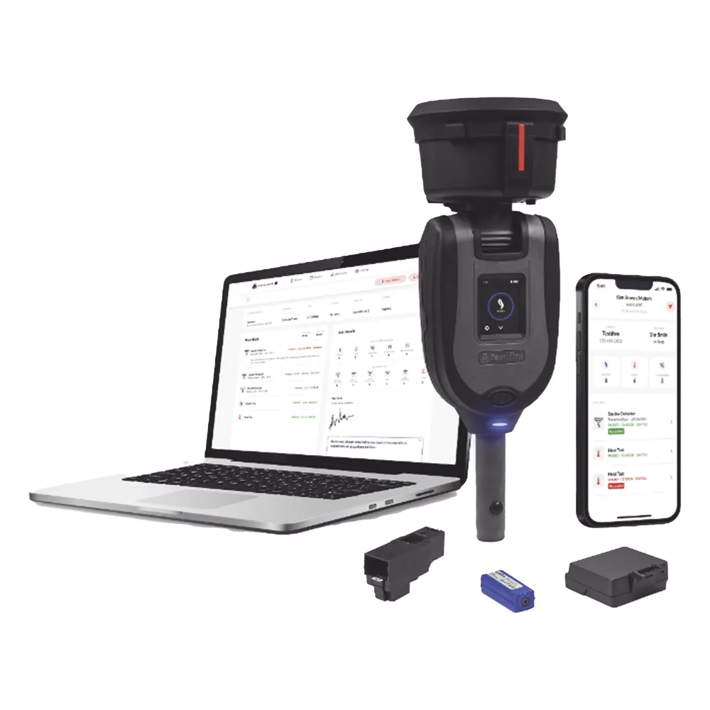 Probador Electrónico Avanzado All-in-One TEST-REPORT-SHARE Para Detectores De Humo y Térmicos – vista 4
