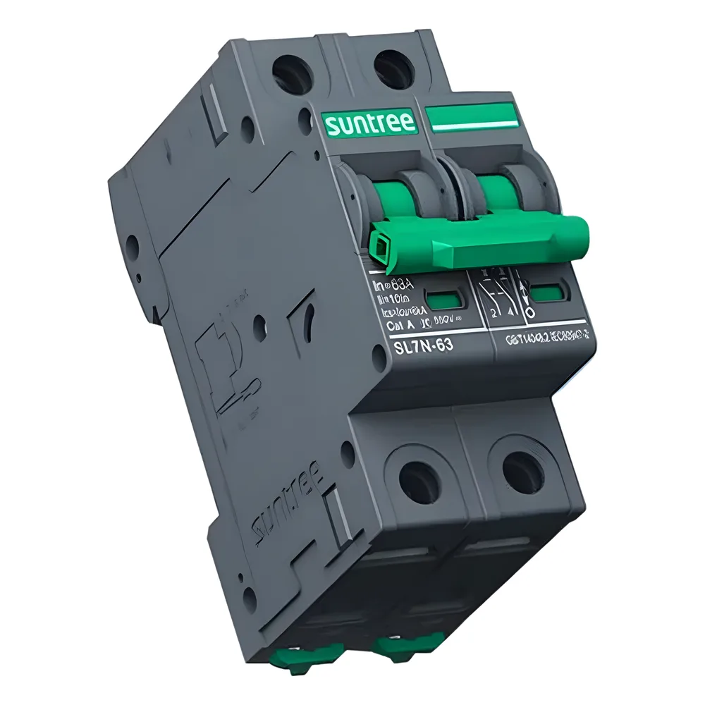 Protección Térmica/ Interruptor 2P, 20 A,  Corriente Directa  800 Vcc para Aplicación Fotovoltaica Montaje Riel DIN