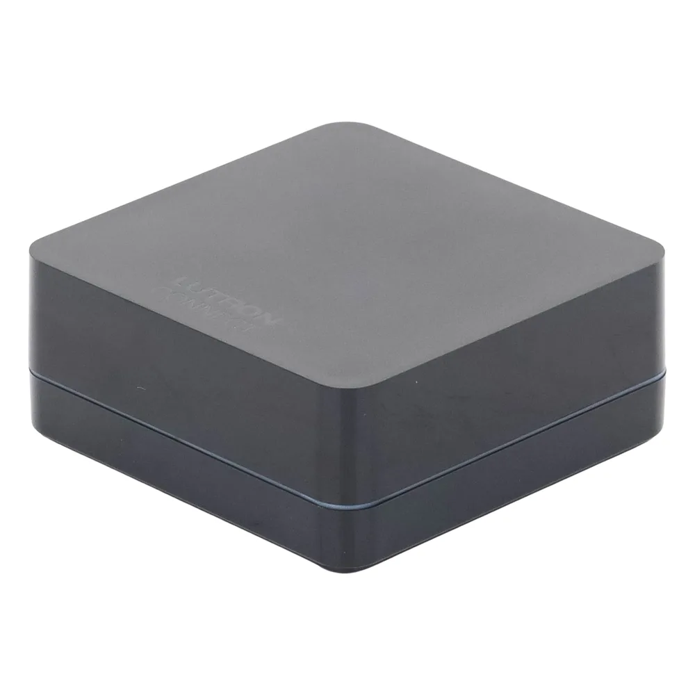 Puente Connect Bridge para acceso remoto a sistemas RadioRA 2 y HomeWorks QS mediante la app Lutron Connect, compatible con Apple HomeKit, Siri, Amazon Alexa y Sonos – vista 2