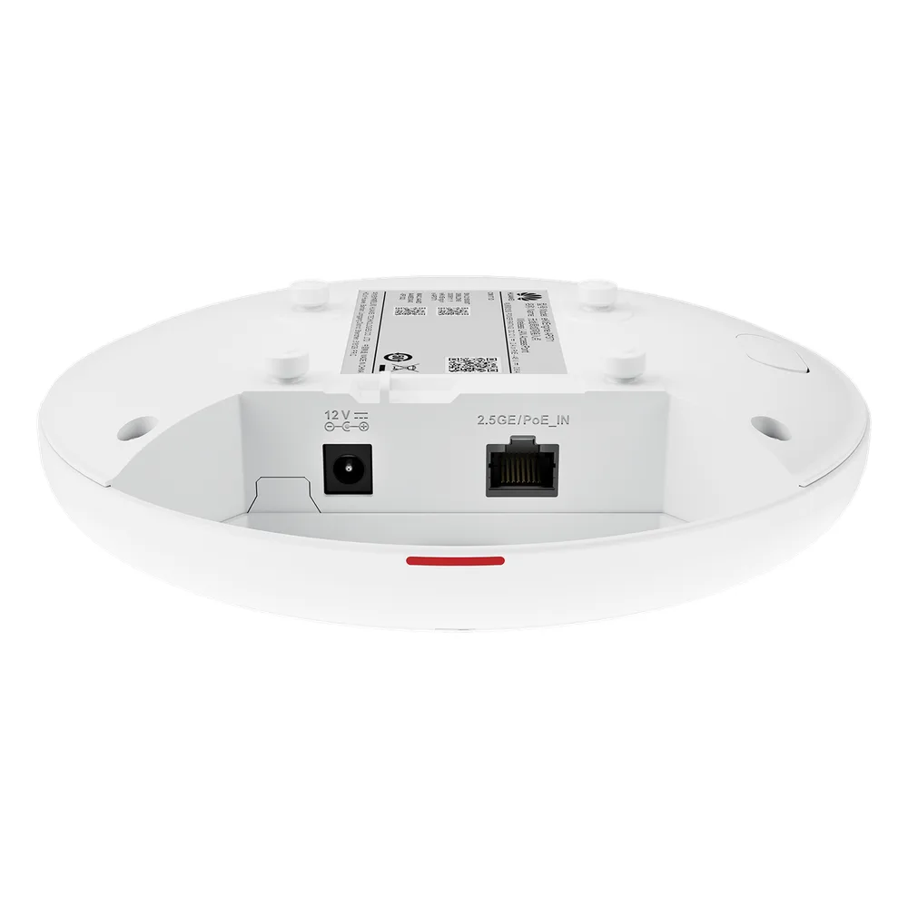 Punto de Acceso Wi-Fi 7 /  3.57 Gbps / MU-MIMO 2x2 (2.4GH y 5GHz) / Smart Antenna más cobertura / Instalación en techo y pared / Seguridad WP3 / 1 Puerto 2.5GE / Puerto USB (Para expansion IoT) /  Con Administración Gratuita – vista 5