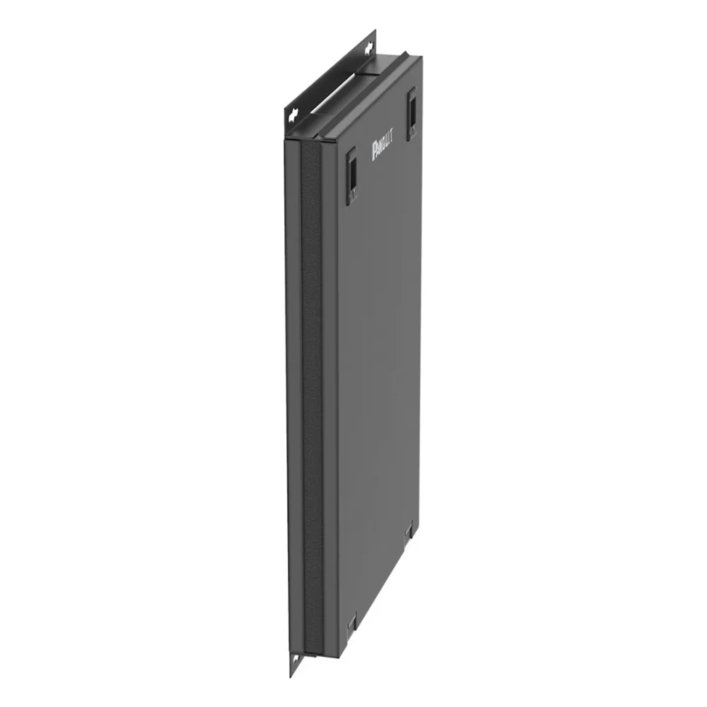 Punto de Consolidación Para 24 Puertos, Con Espacio Para 1 UR, Instalación en Piso, Pared o Techo, Fabricado en Acero, Color Negro – vista 4