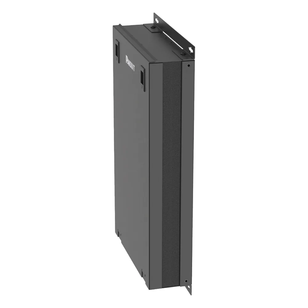 Punto de Consolidación Para 48 Puertos, Con Espacio para 2 UR, Instalación en Piso, Pared o Techo, Fabricado en Acero, Color Negro – vista 3