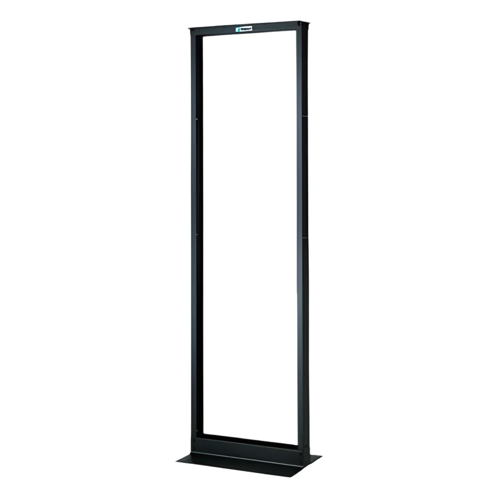Rack de Dos Postes Estándar de 19 in, Rieles Numerados y Roscados #12-24, Fabricado en Aluminio, 42 Unidades de Rack, Color Negro