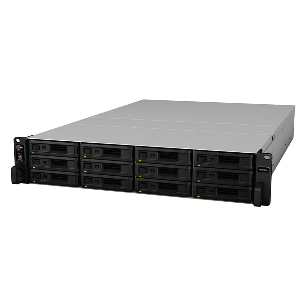 RackStation RS3618xs | Almacenamiento Empresarial | CPU Intel Xeon D-1521 | 12 Bahías | Escalable a 36 Bahías | 8GB DDR4 ECC | 10GbE | Compatibilidad con Virtualización . – vista 4