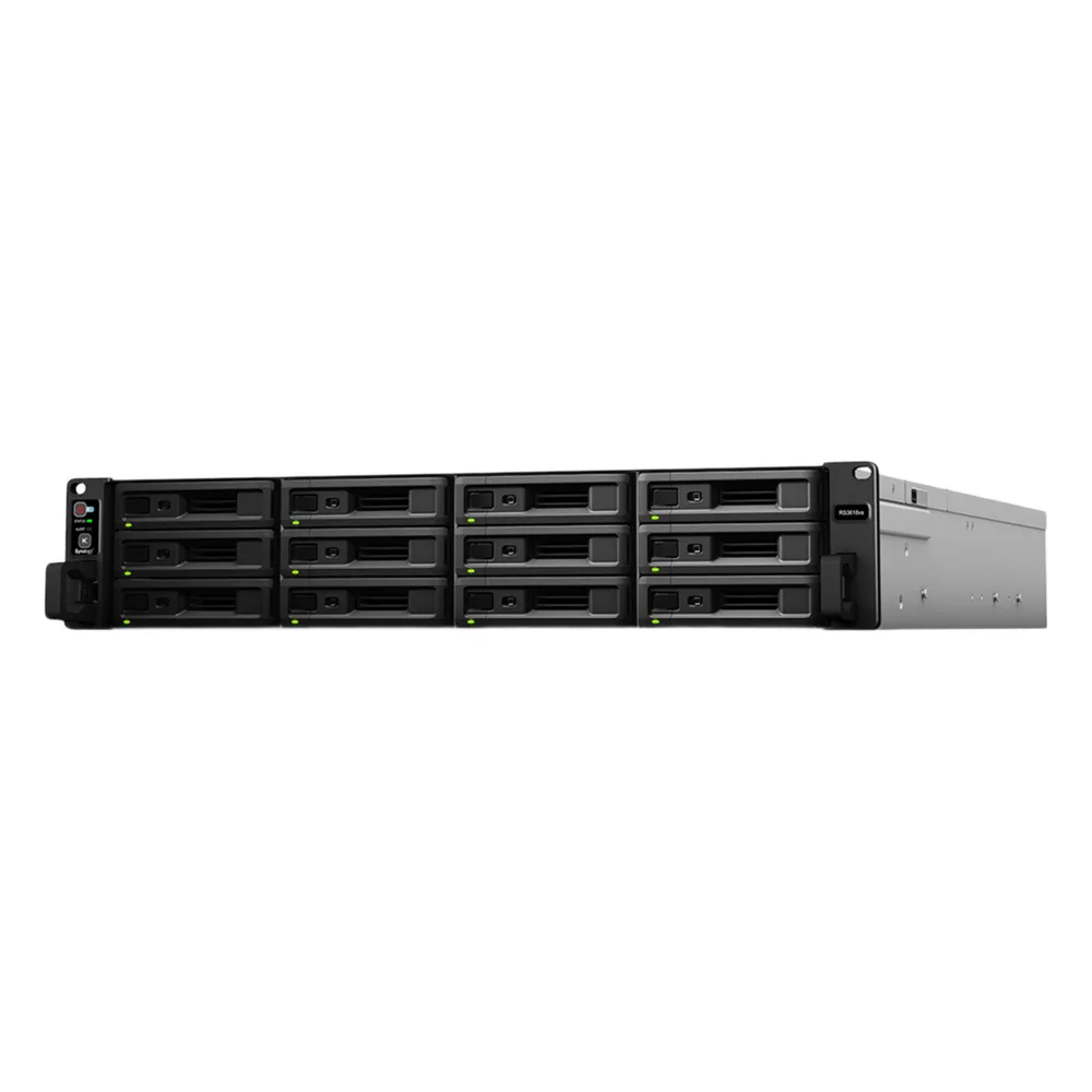 RackStation RS3618xs | Almacenamiento Empresarial | CPU Intel Xeon D-1521 | 12 Bahías | Escalable a 36 Bahías | 8GB DDR4 ECC | 10GbE | Compatibilidad con Virtualización .