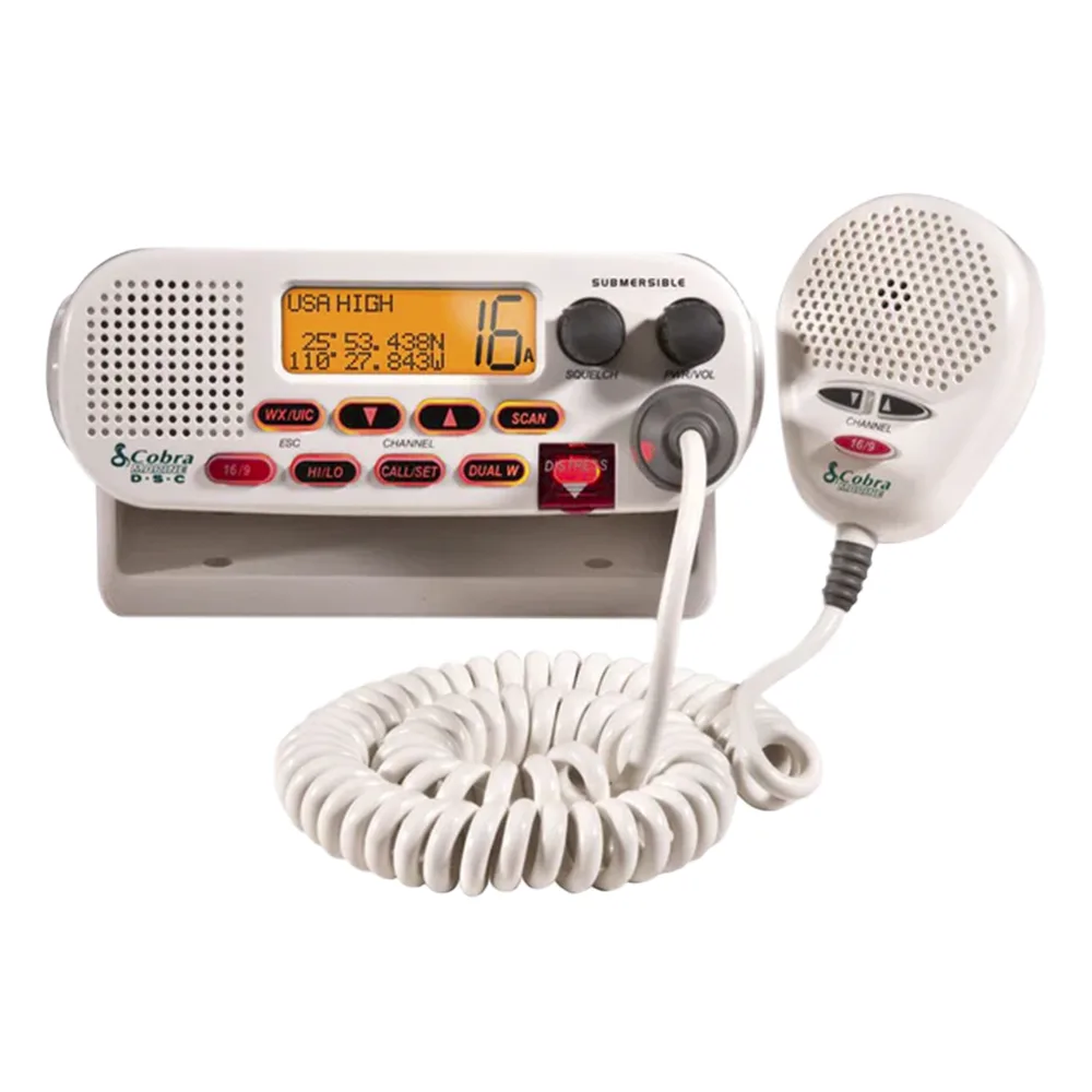 Radio móvil marino VHF clase D con canales Internacionales, de Canadá y Estados Unidos