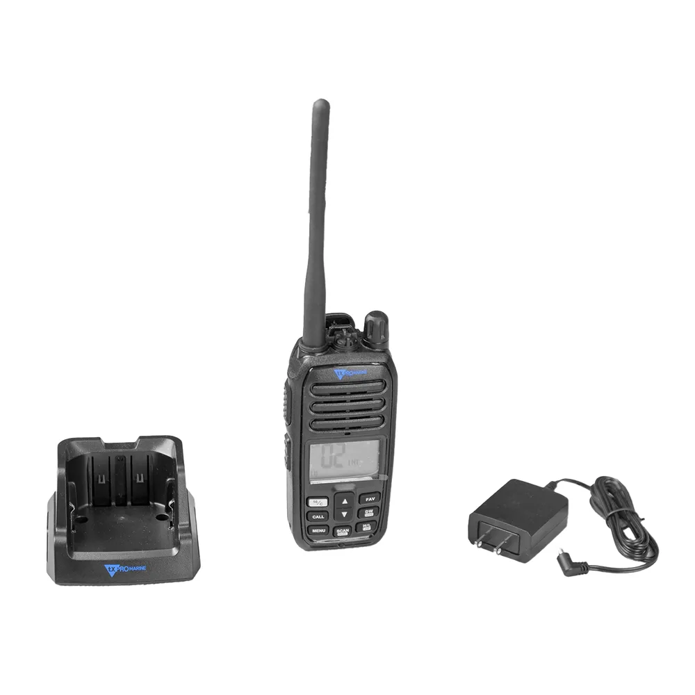 Radio Portátil Marino VHF / Sumergible IP67 / Luz Activada por Agua / NRC Reducción de Ruido / Dual-Watch / 5W / FM (F3E) – vista 6