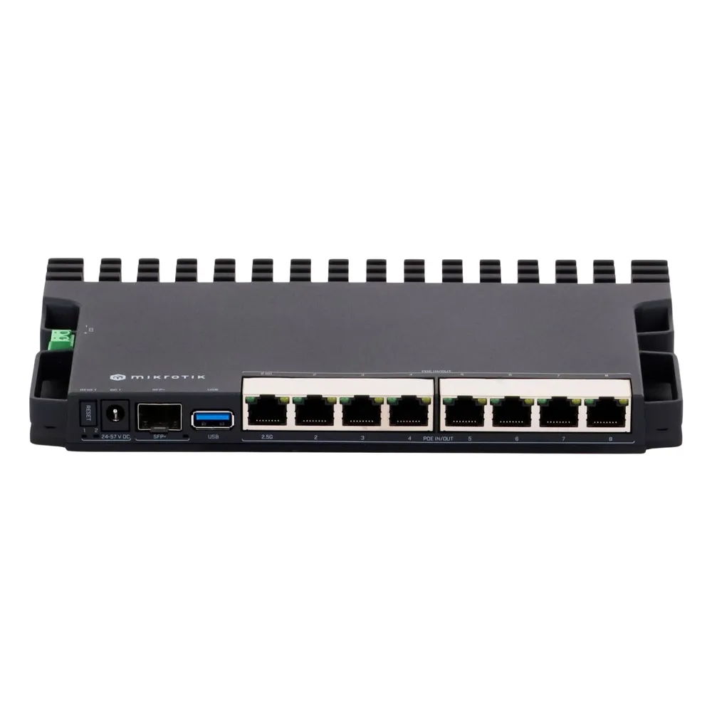 RB5009UPr+S+IN 8 puertos PoE in/out, 1 SFP+, Solo RouterOS v7 – vista 6