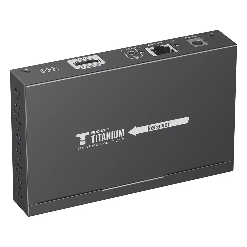 Receptor Compatible para Kit Matricial TT-383-MATRIX-4.0 | Resolución 1080P@60Hz | Cat 6 | Control IR | Compatible con Switch IGMP (Solo para transmisor versión 4.0).