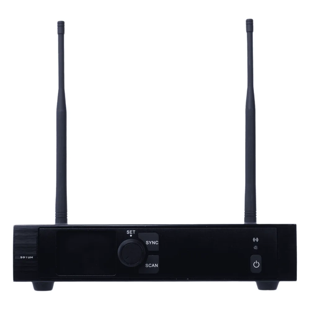 Receptor Inalámbrico Un Canal EP-591U | Transmisión Digital U-Band 540-690 MHz | Modulación PI/4-DQPSK | Pantalla TFT-LCD 2.2" | Salida Balanceada y Desbalanceada | Encripción de Audio | Escaneo de Frecuencia