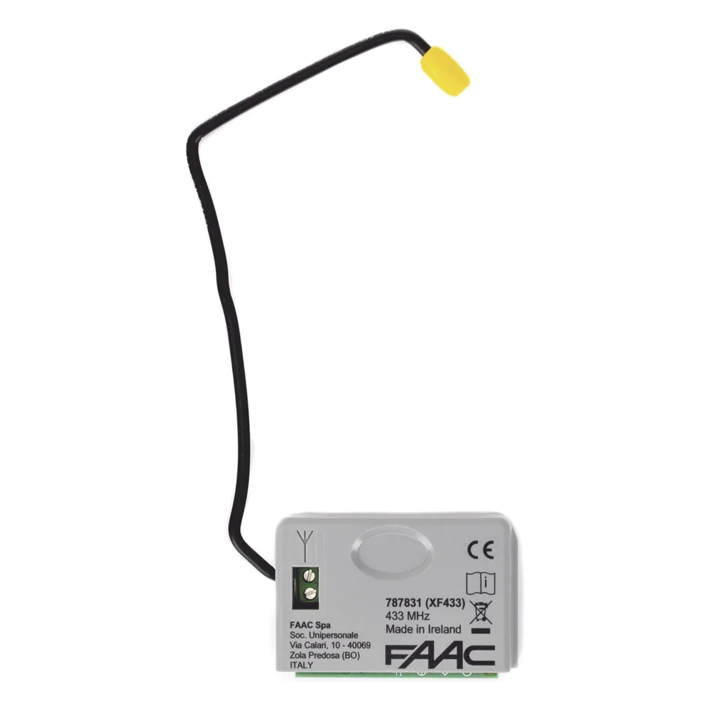 Receptor inalámbrico XF 433 para operador FAAC S418 – vista 8
