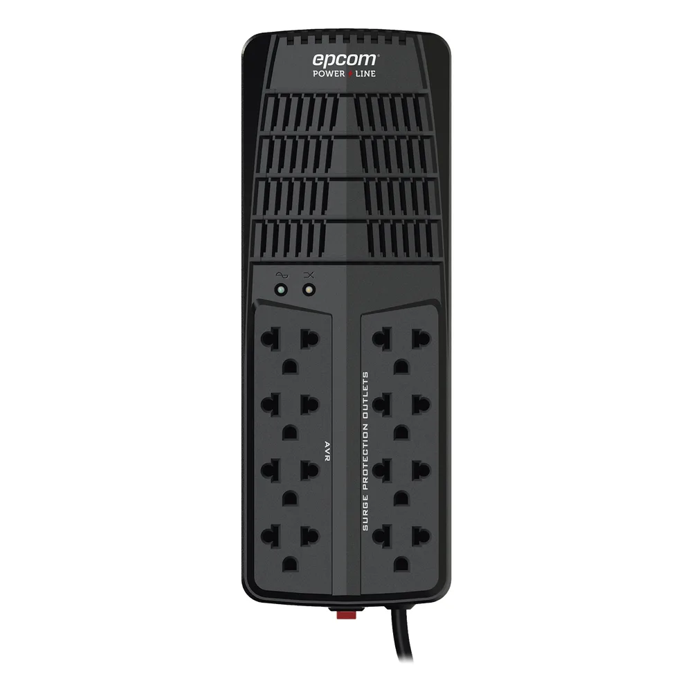Regulador de Voltaje 2000 VA-1000 W / 4 Contactos con AVR / 4 Contactos con Supresor de Picos / Protección RJ11 – vista 3