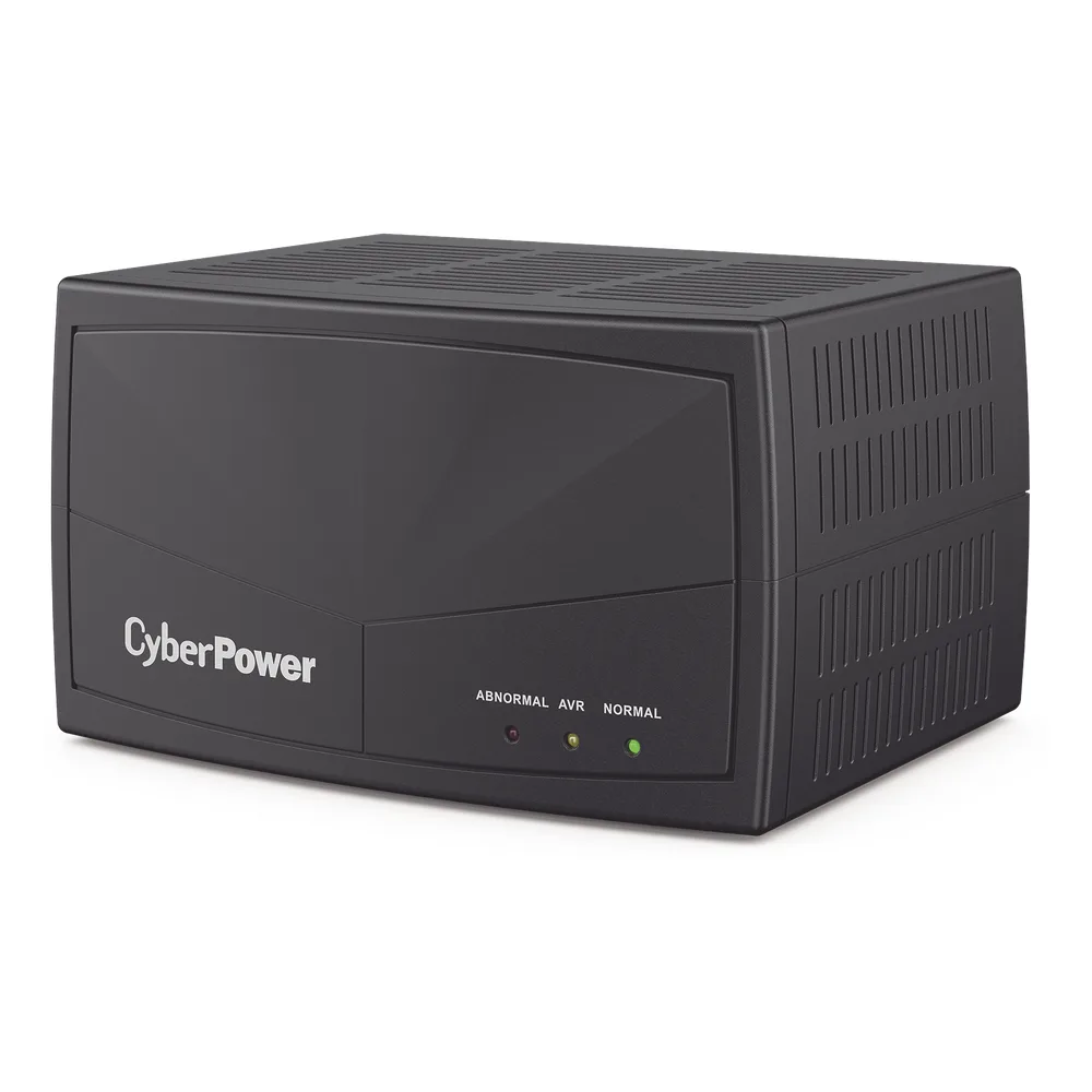 Regulador De Voltaje de 1000VA/500W, Entrada NEMA 5-15P, Con 8 Salidas NEMA 5-15R y Supresión de Picos a 245 Joules