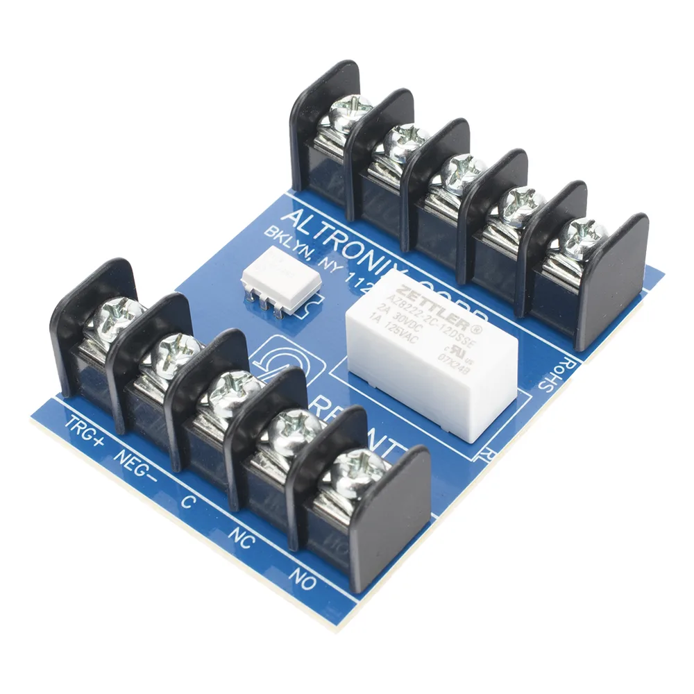Relé Ultrasensible / Trigger 3-24VDC / Contactos DPDT 1A/120VAC o 2A/28VDC / Operación 12-24VDC / Para Sirenas y Paneles de Alarma – vista 3