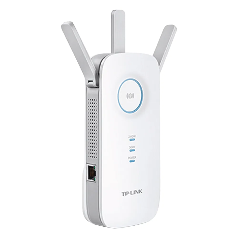 Repetidor / Extensor de Cobertura WiFi AC, 1750 Mbps, doble banda 2.4 GHz y 5 GHz, con 1 puerto 10/100/1000 Mbps, 3 antenas externas