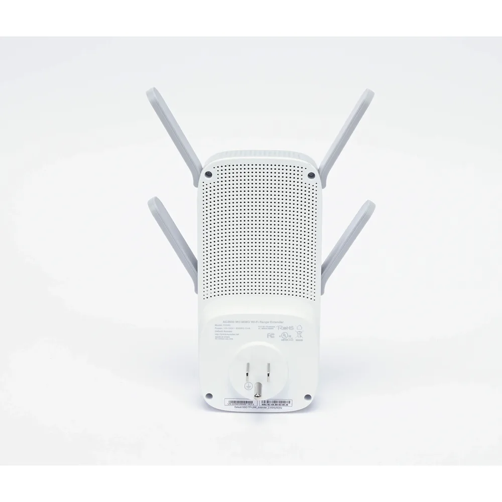 Repetidor / Extensor de Cobertura WiFi AC, 2600 Mbps, doble banda 2.4 GHz y 5 GHz, con 1 puerto 10/100/1000 Mbps, 4 antenas externas – vista 4