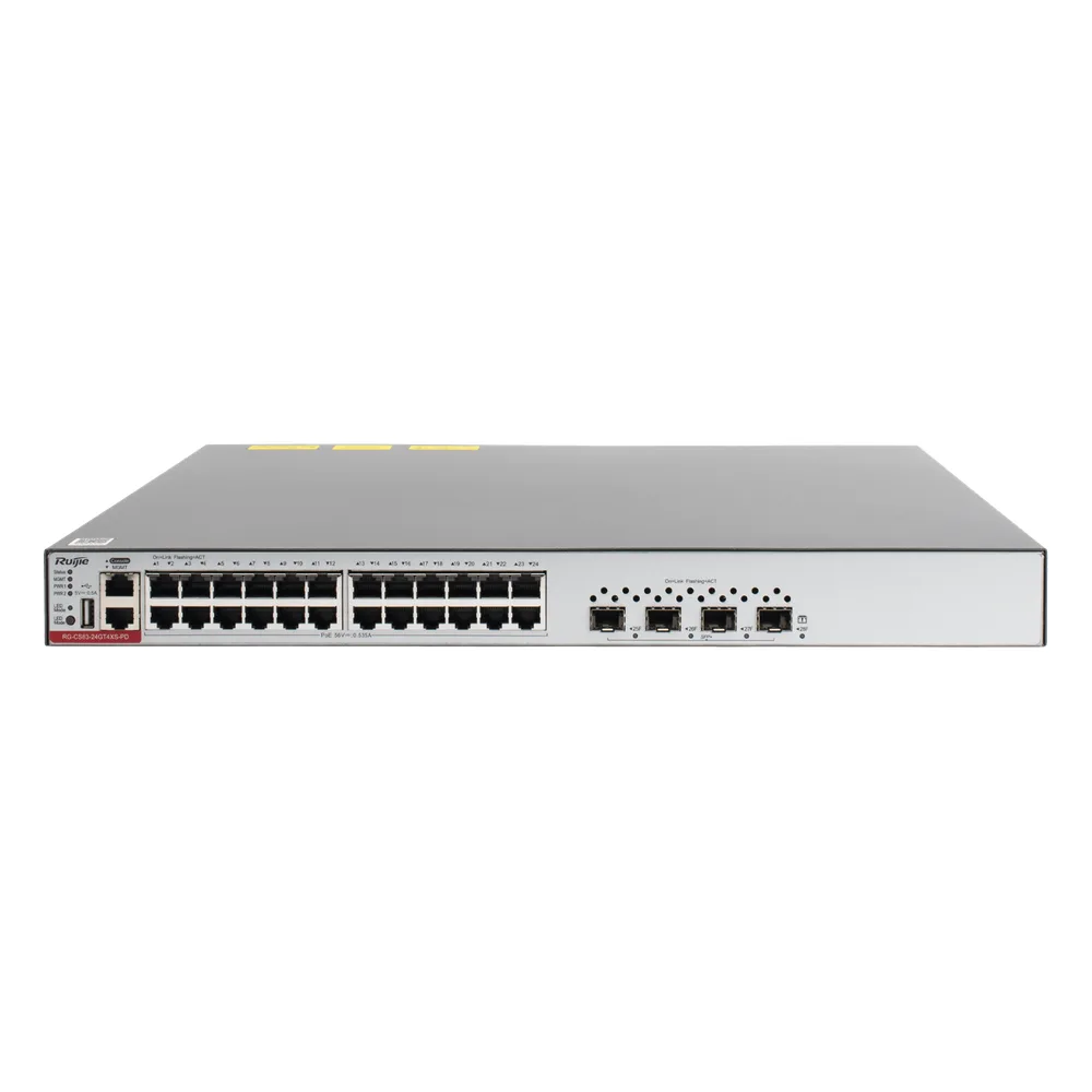 RG-CS83-24GT4XS-PD SWITCH L3 24 PTOS POE+ Y 4 SFP+ MAX 750W