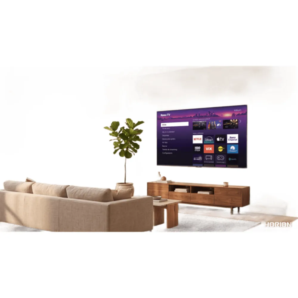 ROKU SmartTV QLED 40 Pulgadas / Dolby audio / 3 puertos HDMI / Resolucion Full HD / WiFi Integrado / VESA 100x100 mm – vista 7