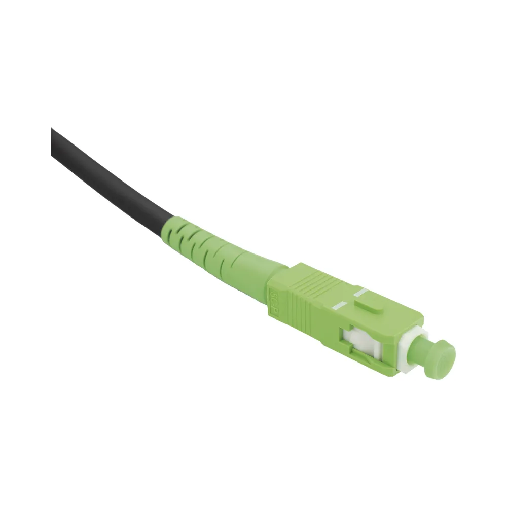 Rollo de Fibra Óptica Drop Redonda G657A2 Monomodo Simplex de 150 Metros (492.13 Pies) con Conectores SC/APC-SC/APC para Instalaciones Aéreas, Subterráneas o a la Intemperie – vista 2