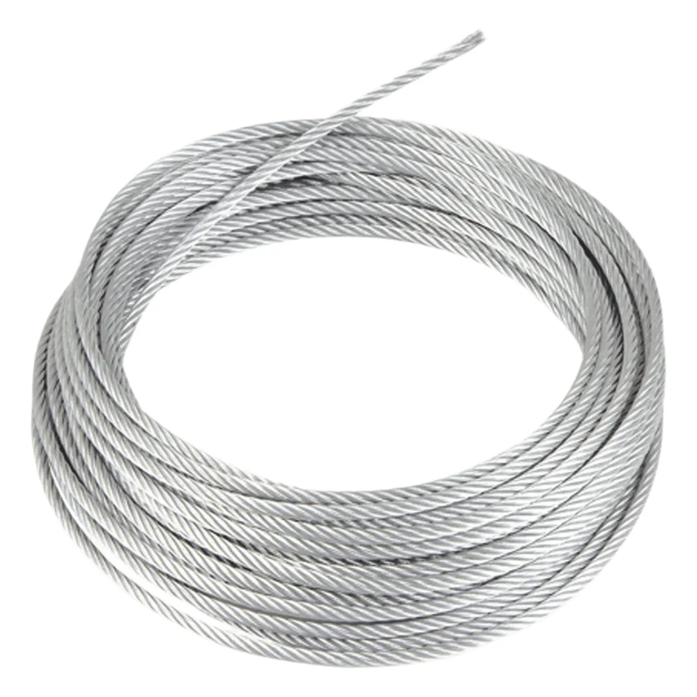 Rollo o carrete de 30 Metros de Retenida de 1/8" de Alta Resistencia, Galvanizado clase A.