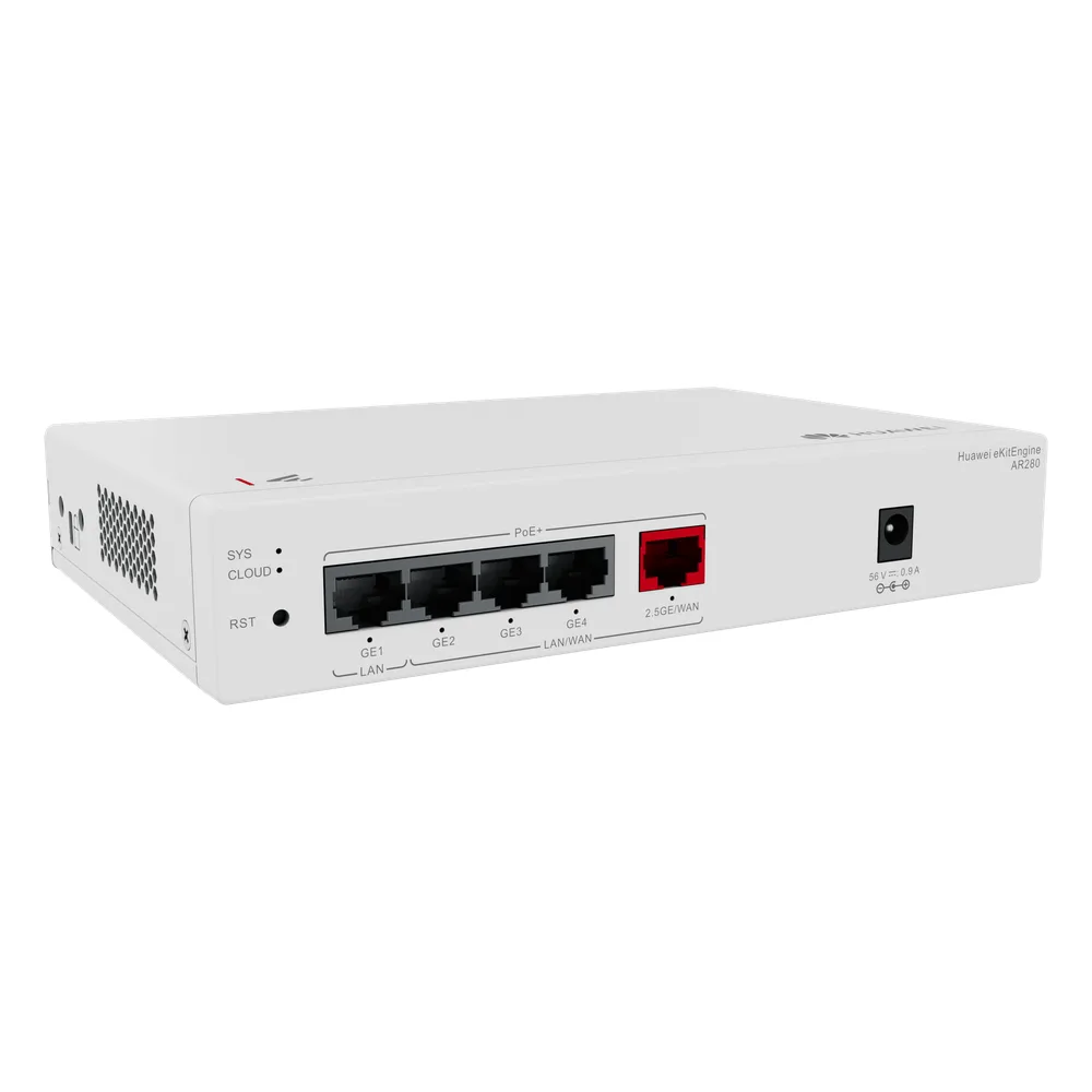 Router eKit para 150 clientes / Controladora para 16 APs / 5 Puertos PoE+ (1 WAN 2.5 Gbps + 1 LAN Gigabit + 3 LAN/WAN gigabit) / Presupuesto PoE 41W / Gestión en la nube / Libre de licenciamiento – vista 2