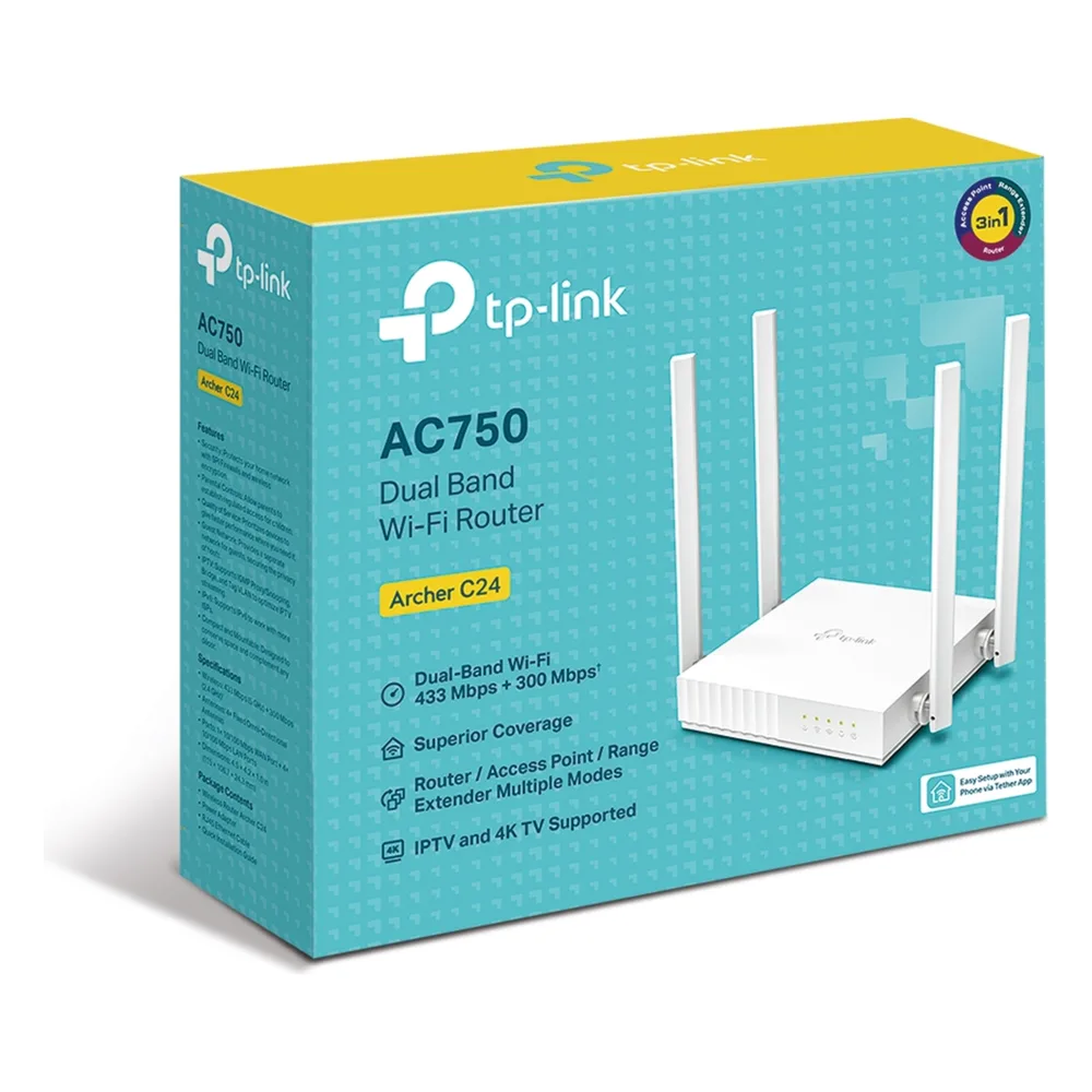 Router Inalámbrico AC750 / 2.4 GHz y 5 GHz Hasta 733 Mbps / 4 Antenas Externas Omnidireccional / 3 Modos en 1 / 4 Puertos LAN 10/100 Mbps / 1 Puerto WAN 10/100 Mbps / Soporta AgiNet Config - AgiNet ACS (Herramienta de gestión remota) – vista 3