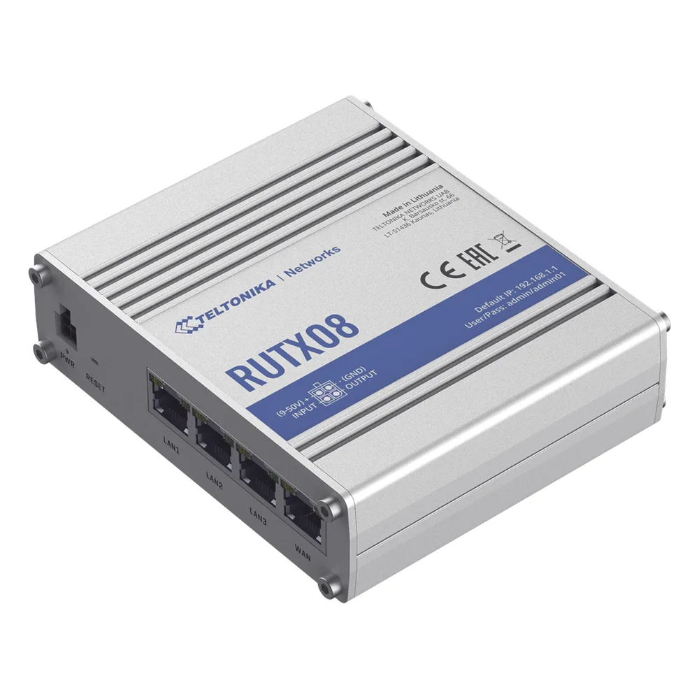 Router Industrial Ethernet VPN / 4 Puertos Gigabit / Quad-Core 717 MHz / 256 MB RAM / RMS / -40°C a 75°C