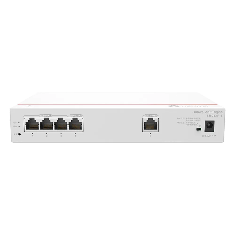 Router Multi-Servicio / 1 puerto 10/100/1000 Mbps(WAN) / 4 puertos 10/100/1000 Mbps(LAN) PoE+ (802.3af/at) / 50W / Rendimiento 1 Gbps / Controla hasta 32 APs / Hasta 150 Clientes / Administración Nube Gratis