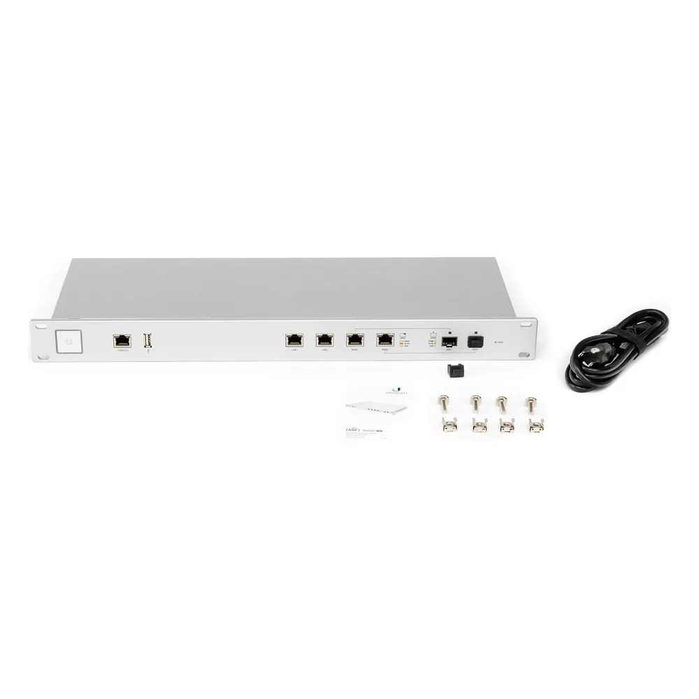 Ruteador UniFi para medianas y grandes empresas con funciones de firewall, soporta balanceo de carga y Fail Over entre 2 WAN – vista 6