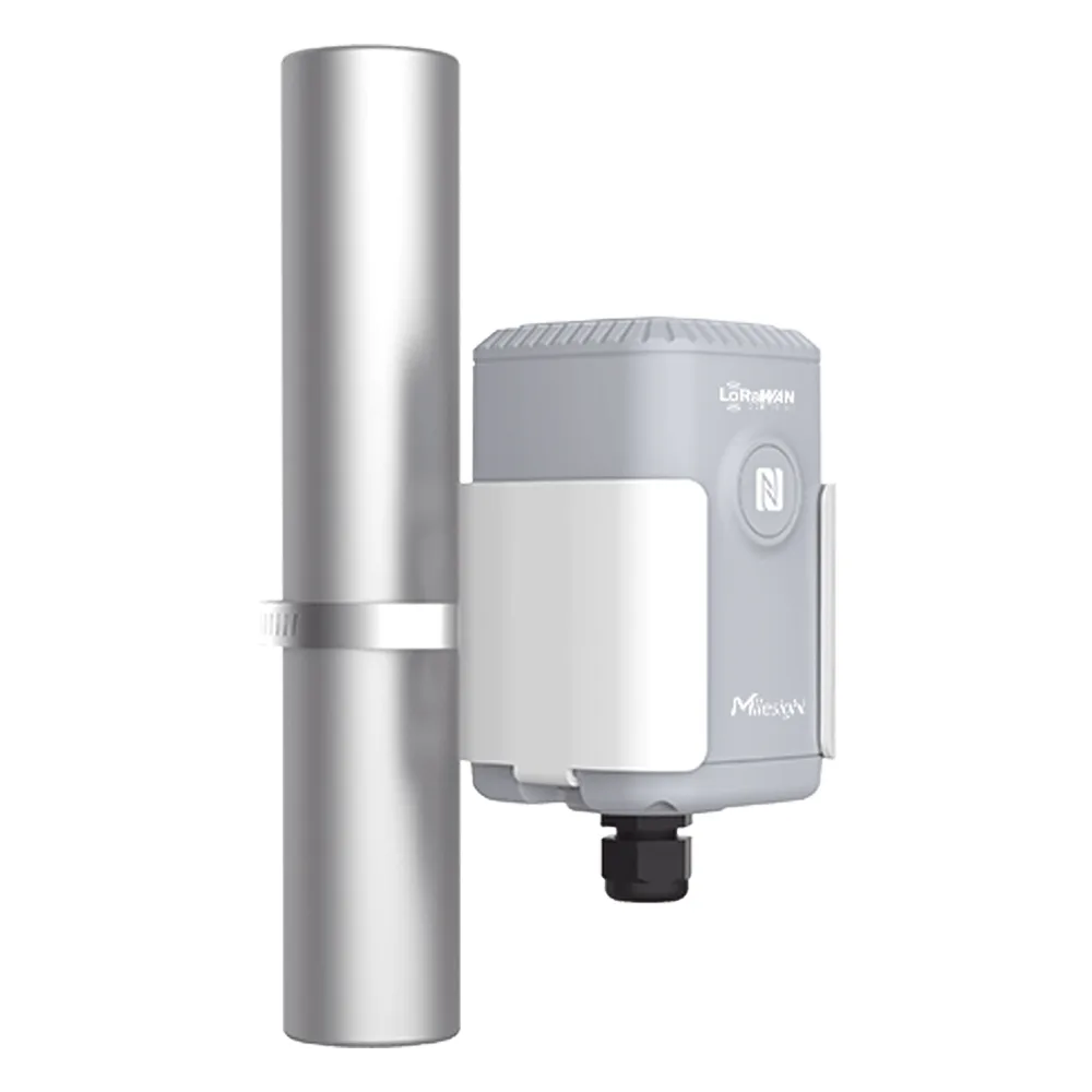 Sensor IoT de Suelo LoRaWAN / Humedad, Temperatura y Conductividad / Sonda FDR de Precisión / Batería 19,000 mAh (10 Años) / NFC + Milesight IoT Cloud – vista 3