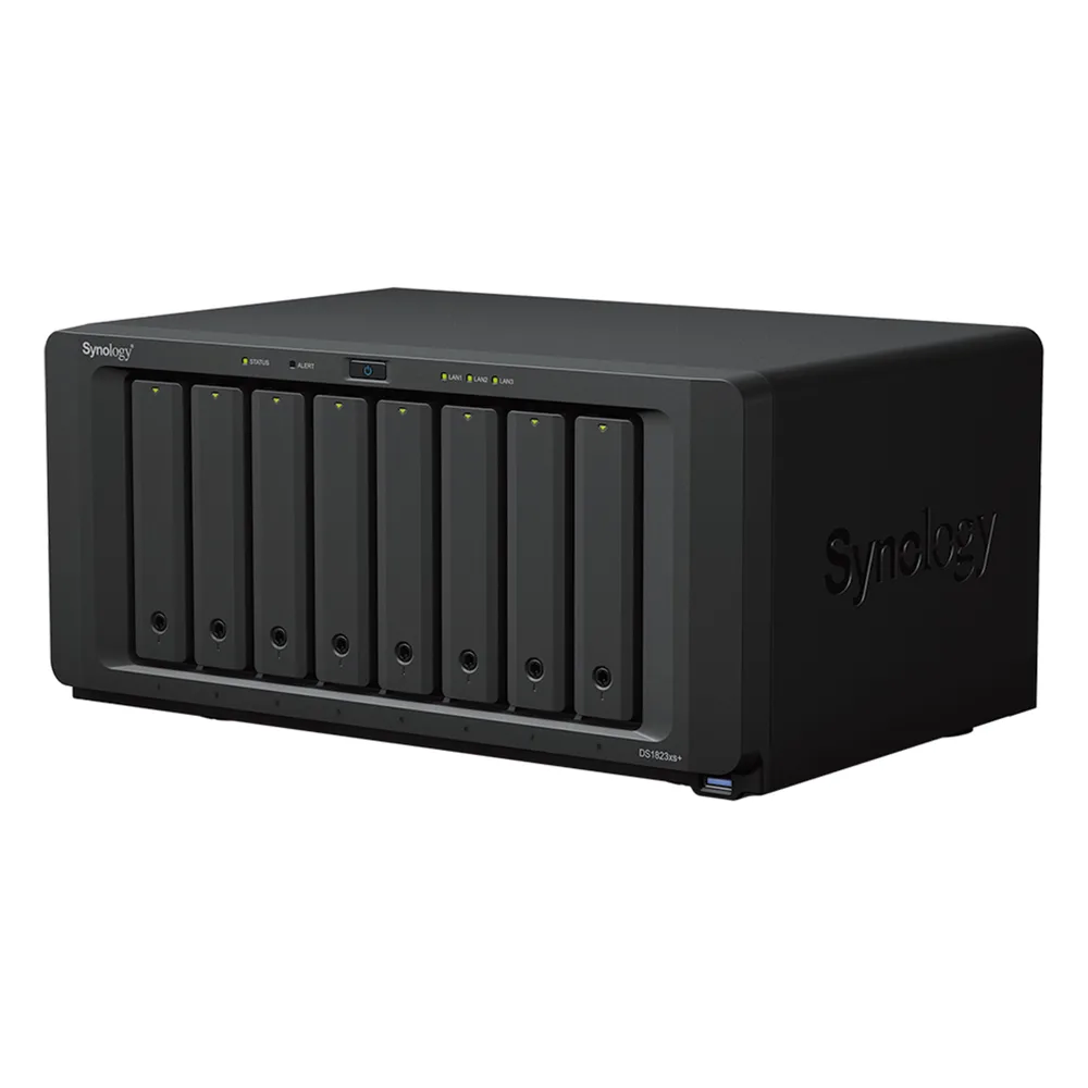 Servidor de Almacenamiento NAS Synology DiskStation DS1823xs+ | 8 Bahías | 144 TB Bruto | Expansión hasta 324 TB | 10GbE | RAID F1,0,1,5,6,10 | Caché SSD. – vista 4