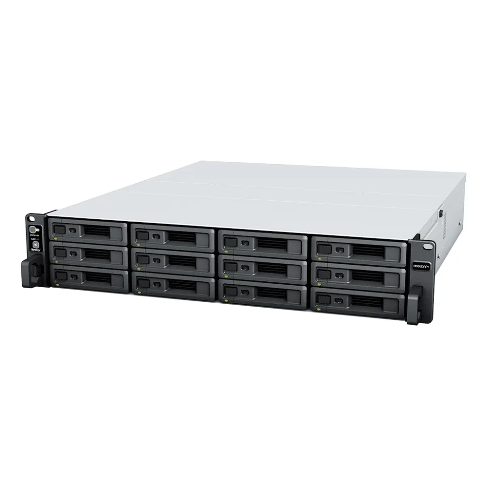 Servidor de Almacenamiento RackStation RS2423RP+ | 12 Bahías | 2U | Hasta 432 TB | Conectividad 10GbE | RAID Soportado | Fuentes de Alimentación Duales | Intercambio en Caliente | Compatibilidad con VMware y Hyper-V. – vista 4