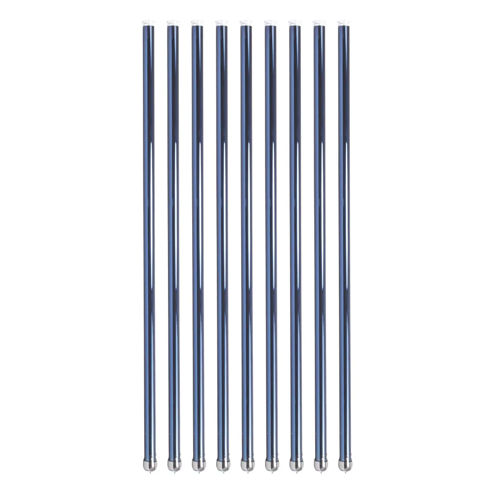 Set de 9 Tubos de Vacío de Vidrio Para Boiler Solar