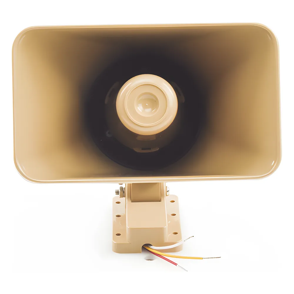 Sirena electrónica autónoma de dos tonos con bocina y controlador integrados para interior y exterior – vista 4
