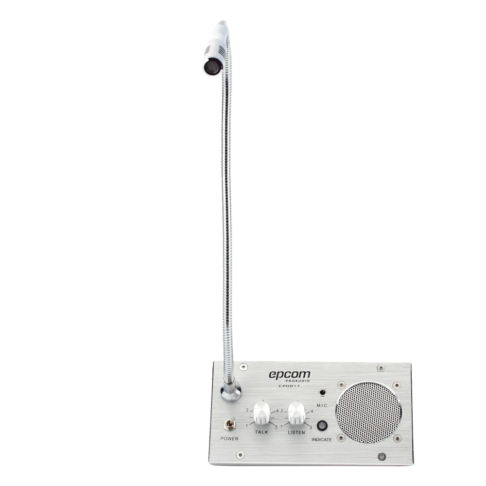 Sistema de Intercomunicación | Ideal para Ventanillas | Audio de voz de dos vías | 12V/1A 2W | Micrófono Interior + Micrófono Exterior – vista 2