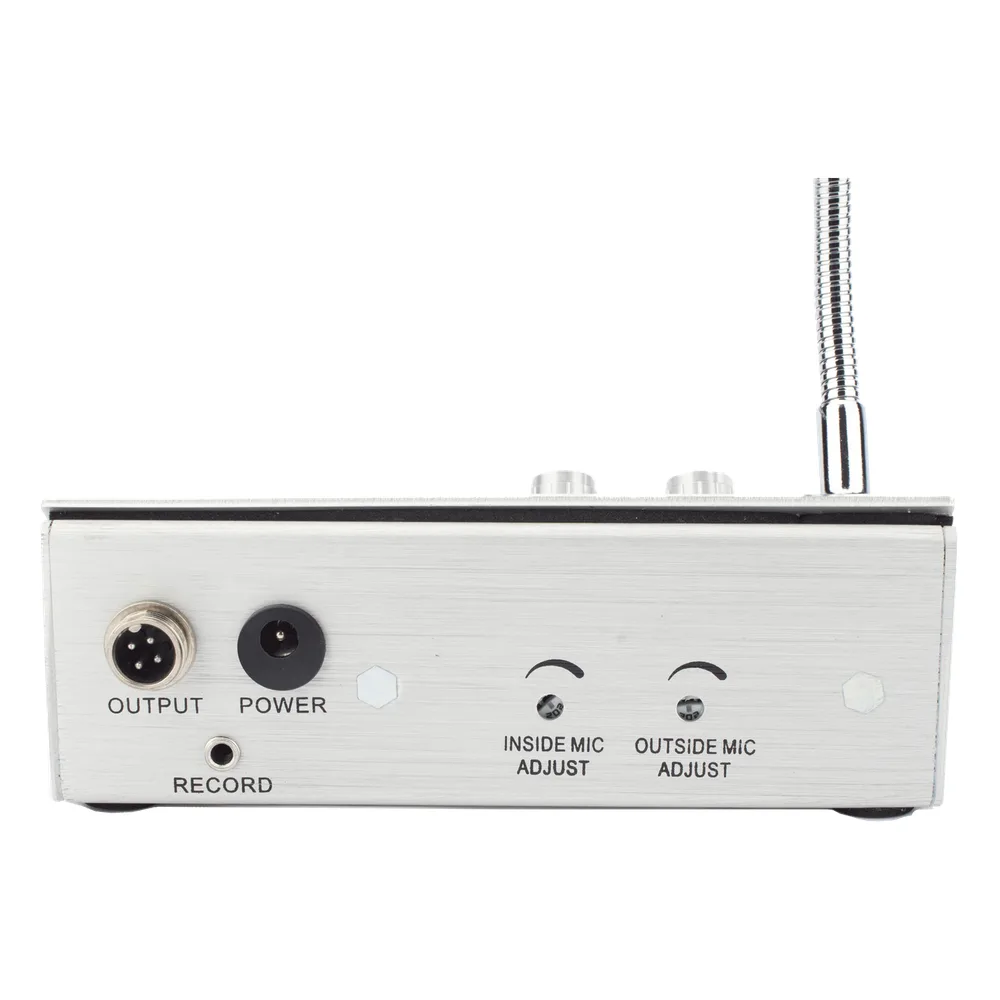 Sistema de Intercomunicación | Ideal para Ventanillas | Audio de voz de dos vías | 12V/1A 2W | Micrófono Interior + Micrófono Exterior – vista 4