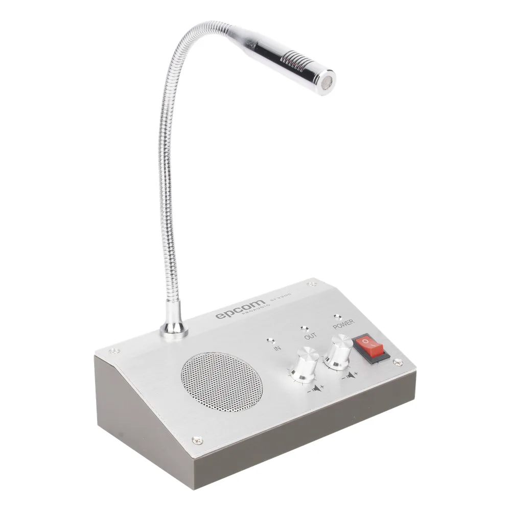 Sistema de Intercomunicación | Ideal para Ventanillas | Audio de voz de dos vías | 12V/1A 3W | Micrófono Interior + Micrófono Exterior – vista 3