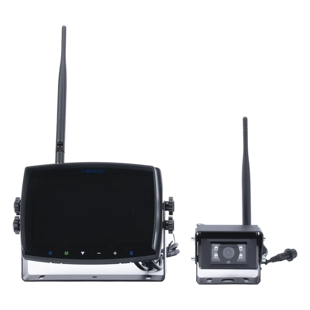 Sistema inalámbrico de reversa con cámara infrarroja y monitor de 7" táctil – vista 2