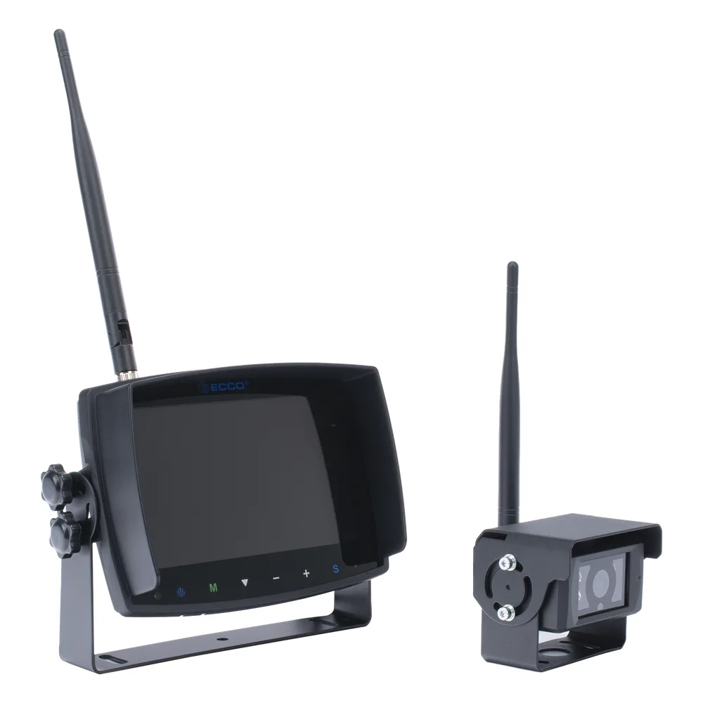 Sistema inalámbrico de reversa con cámara infrarroja y monitor de 7" táctil – vista 3
