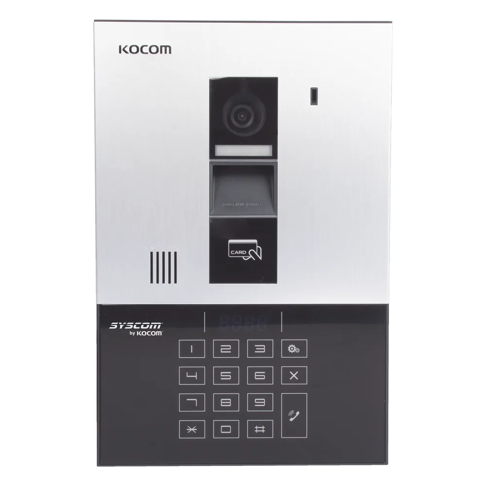 Sistema Multiapartamento Touch, Hasta 450 Apartamentos, 300 Metros, Apertura con tarjeta