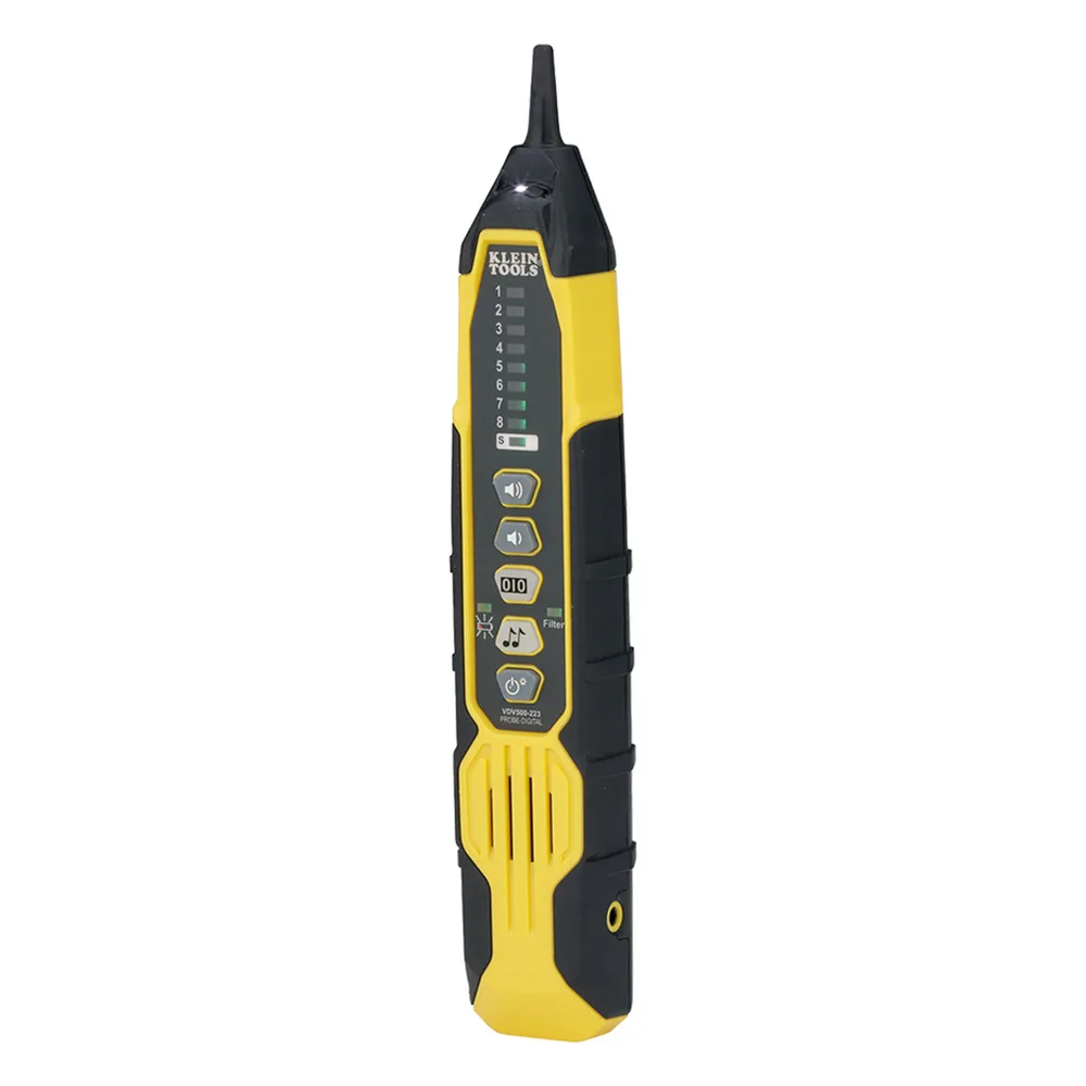Sonda Digital Profesional / Rastreo de Tono Digital y Analógico / LED para Espacios Oscuros / Conector de Auriculares para Ruido Extremo / Modelo VDV500-223 / Cumple con Certificaciones CE y UKCA / Punta de Sonda Reemplazable – vista 2