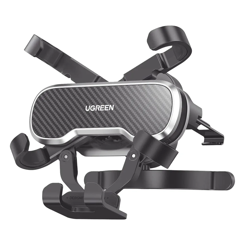 Soporte de Automóvil para Rendija de Ventilación |  Tecnología Gravity | Rotación de 360° | Suspensión por Gancho | Pinzas de Goma | Compatible con Rejilla de Ventilación Horizontal y Vertical. – vista 2