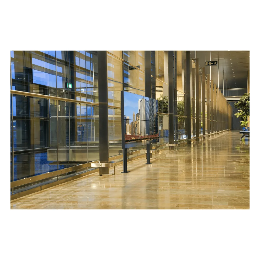 Soporte Modular para Video Wall Pedestal 2x2 / Ajuste Micro Sin Herramientas / 8 Puntos de Alineación / Capacidad 500 lb / VESA 200x200 a 600x400 mm / Estructura Aluminio / Gestión Cableado Integrada / Almacenamiento Multimedia – vista 2