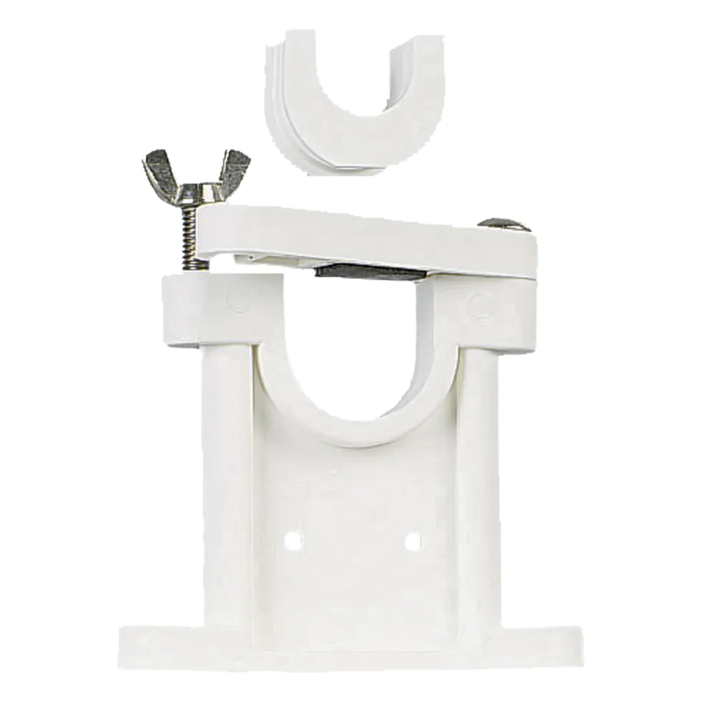 Soporte para antenas de 1 1/2 ", 1 1/8" y 1" de diametro, utilizando el adaptador incluido.